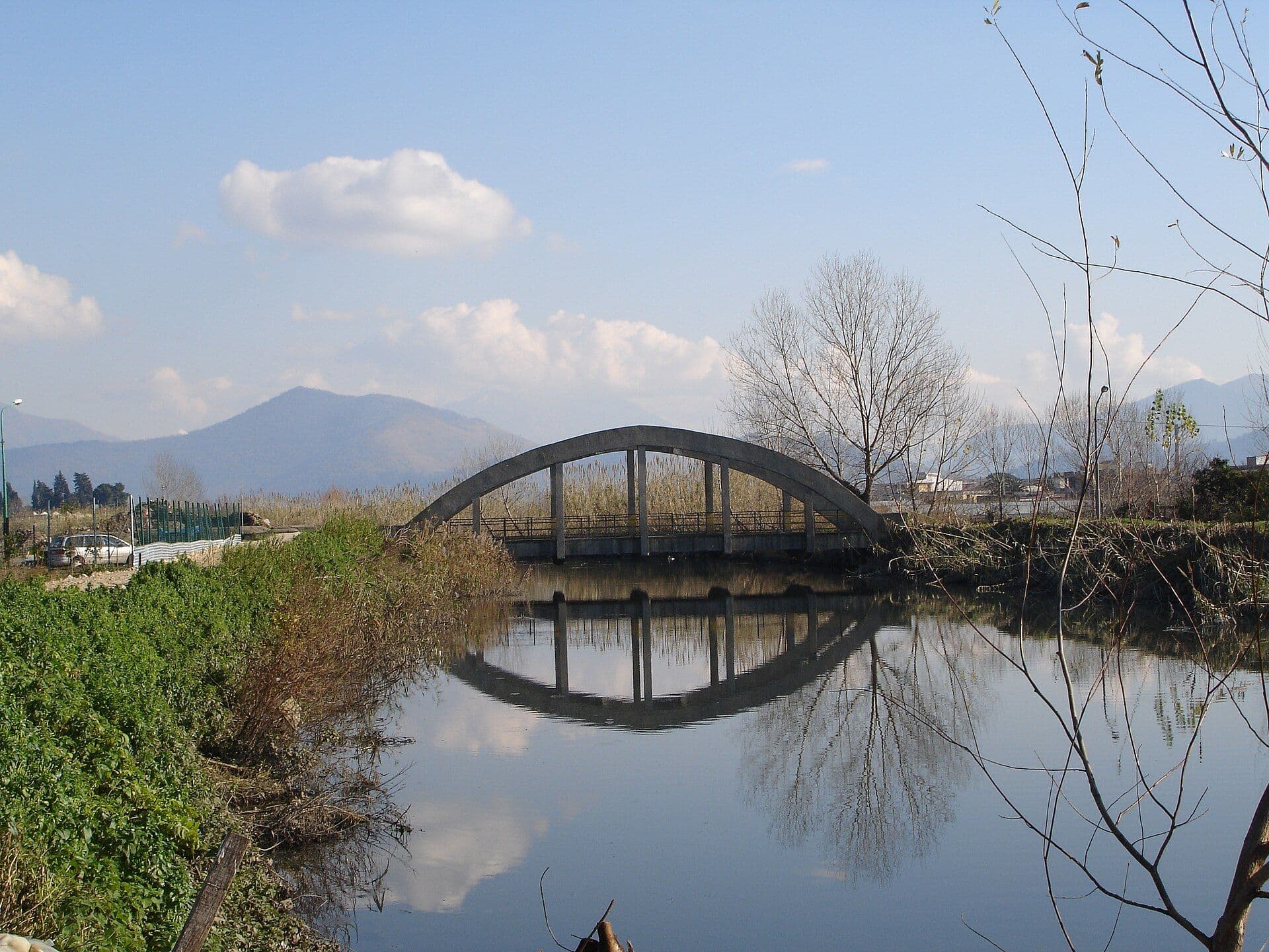 foto del ponte di san marzano sul fiume sarno