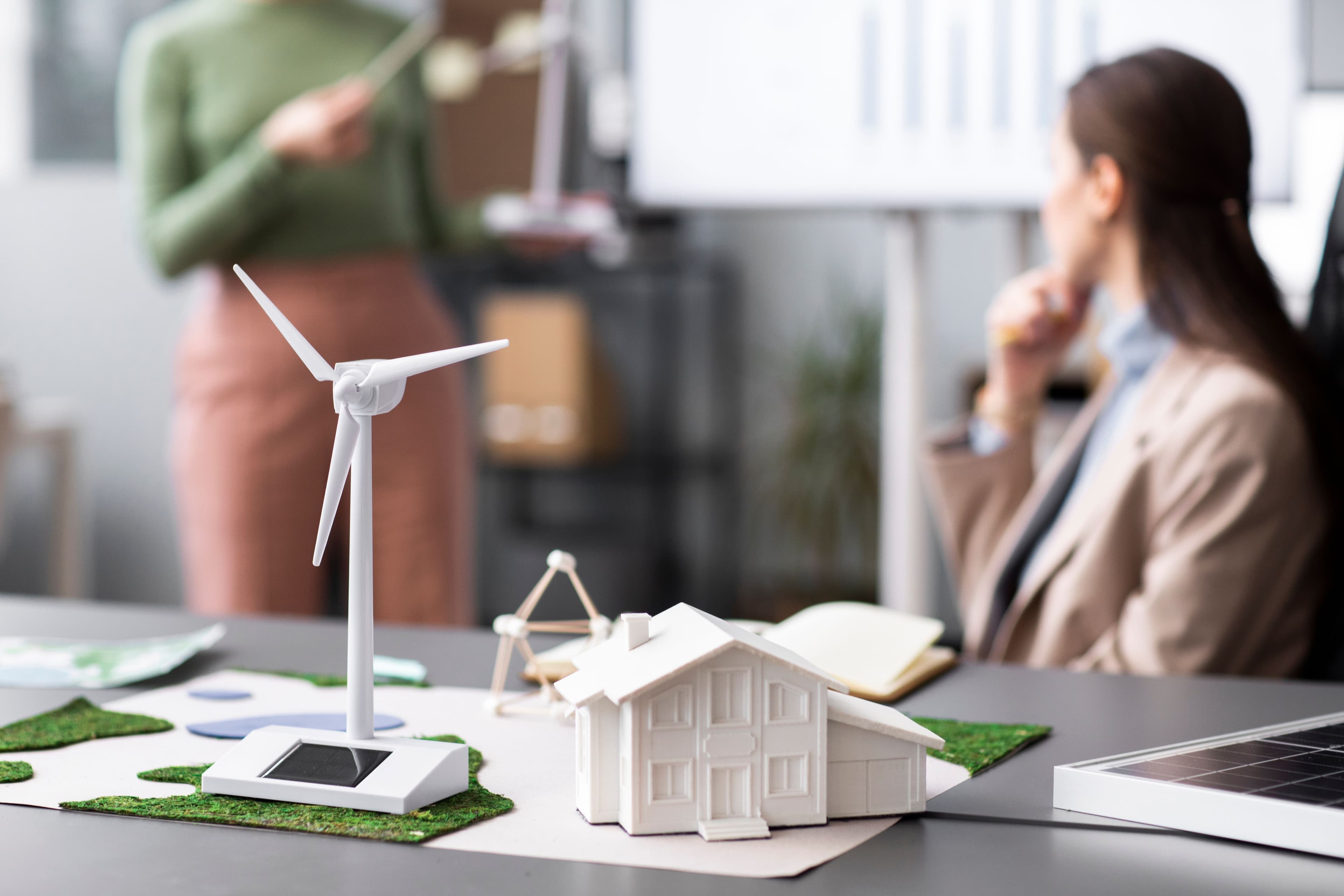 l'immagine rappresenta la progettazione volta all'efficienza energetica
