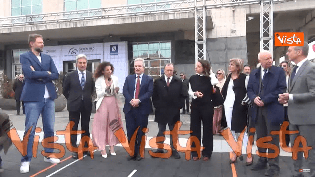 Rassegna Stampa - tagliodel nastro 1 - Green Med Expo & Symposium - 2025