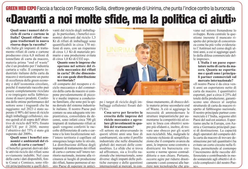 Rassegna Stampa - Roma 27 05 6 SICILIAthumb jpg scaled 1 - Green Med Expo & Symposium - 2025