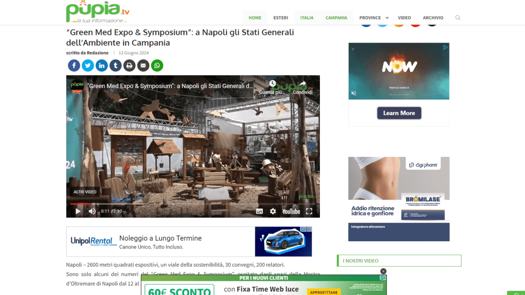 Rassegna Stampa - pupia tv - Green Med Expo & Symposium - 2025