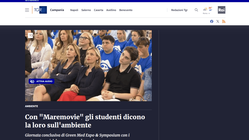 Rassegna Stampa - rai news - Green Med Expo & Symposium - 2025