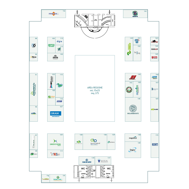 Mappa Interattiva - MAPPA INTERATTIVA pad 6 - Green Med Expo & Symposium - 2025